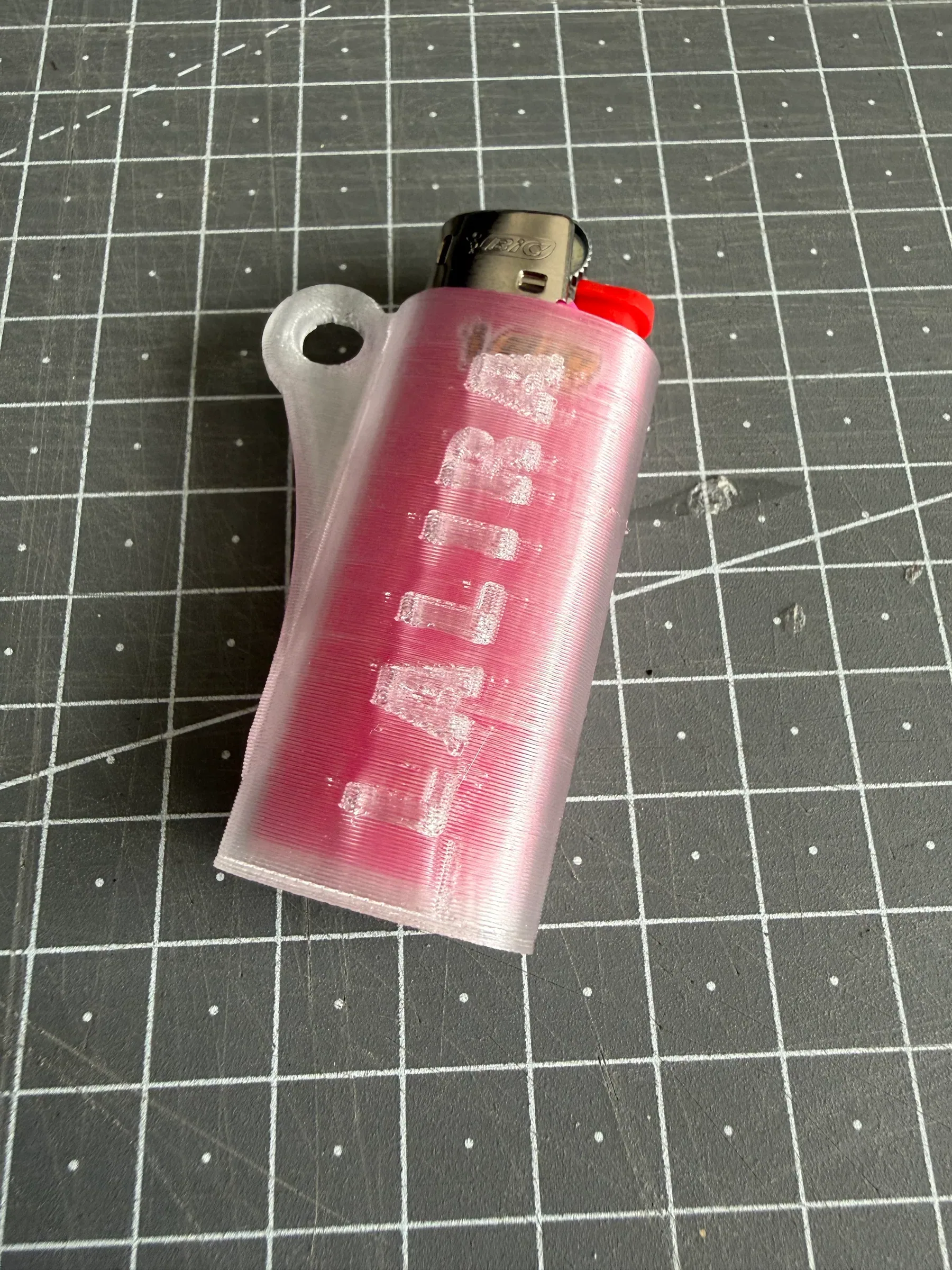 Prototyp in Pink, zweite Ansicht