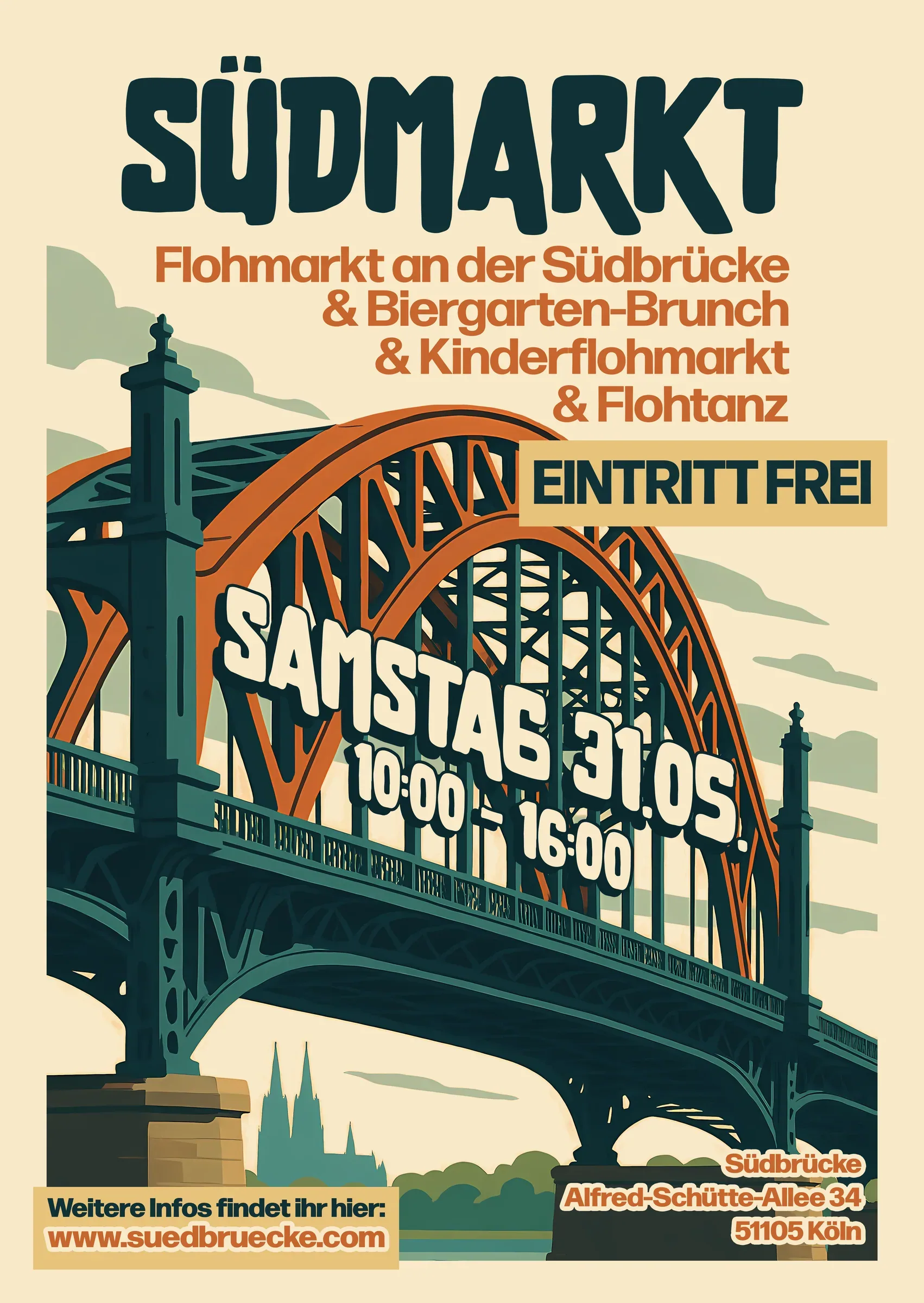 Südmarkt, Plakat im Format A1
